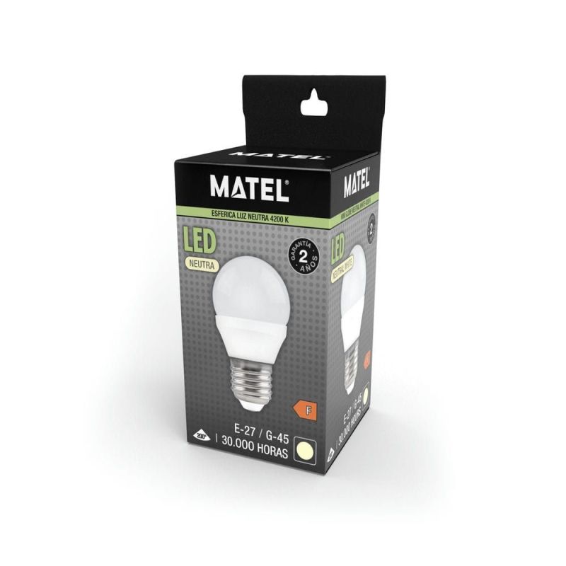 Lâmpada LED 8W E27 Neutra MATEL