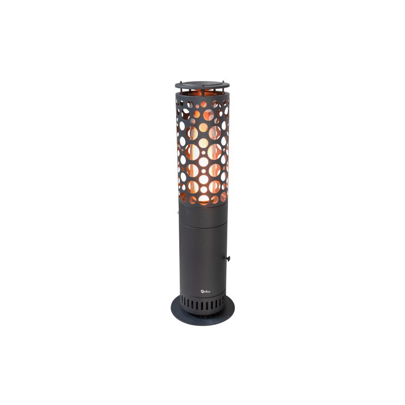 Aquecedor Exterior a Pellets Redondo com Detalhes Pequeno Delba