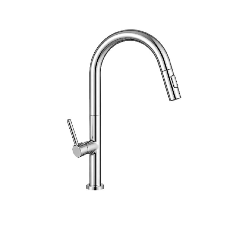 Monocomando Balcão Com Chuveiro Extensível Scala Latão Cromado