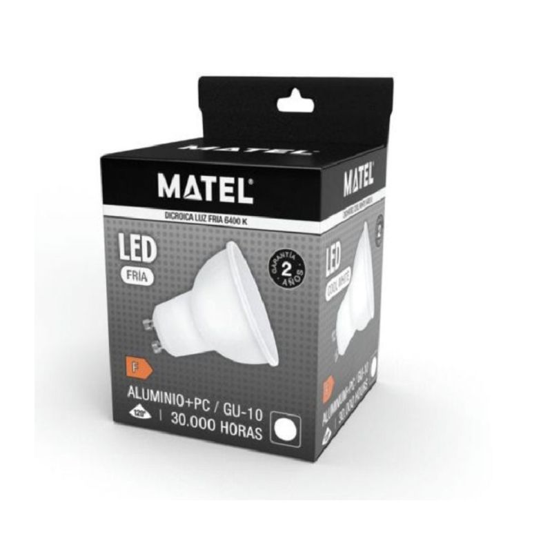 Lâmpada GU10 6W Branca MATEL