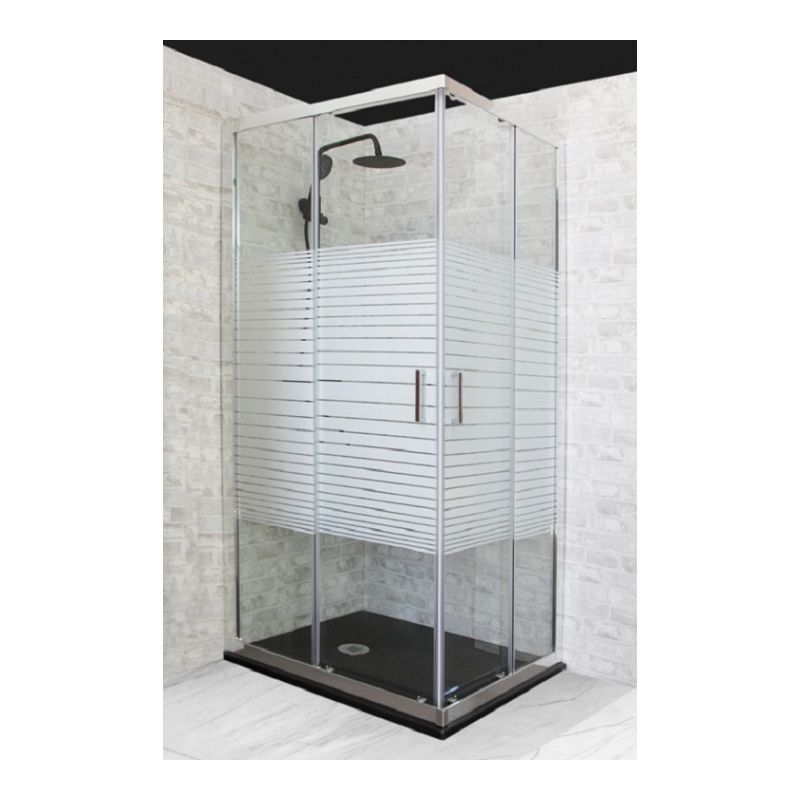 Cabine de Base Duche TM Square Vidro Serigrafado