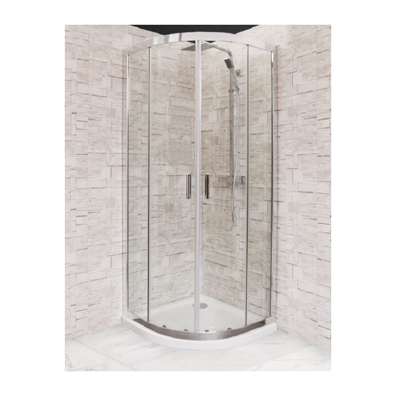 Cabine de Base Duche Semicircular TM First Vidro Liso