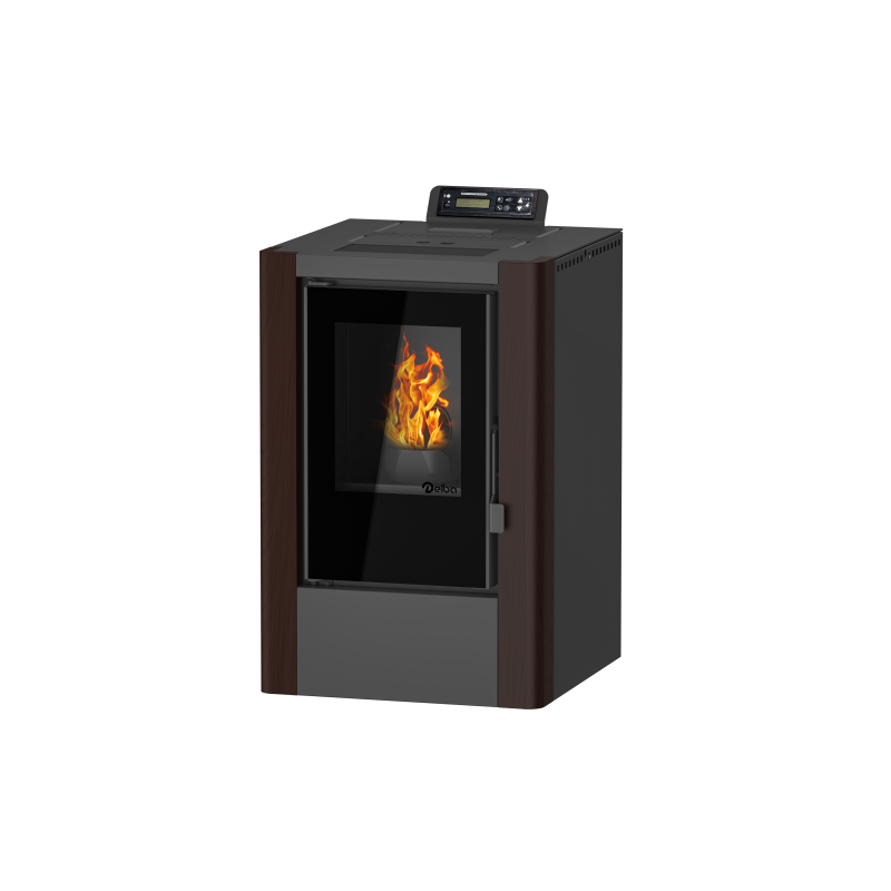 Salamandra a Pellets Siena Nogueira 6 kW Delba