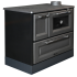 Fogão a Lenha com Forno Califórnia Preto Delba