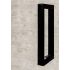 Cabine de Base Duche TM Square Preto Vidro Liso