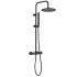 Monocomando Base Com Rampa Scala Preto Mate Longa