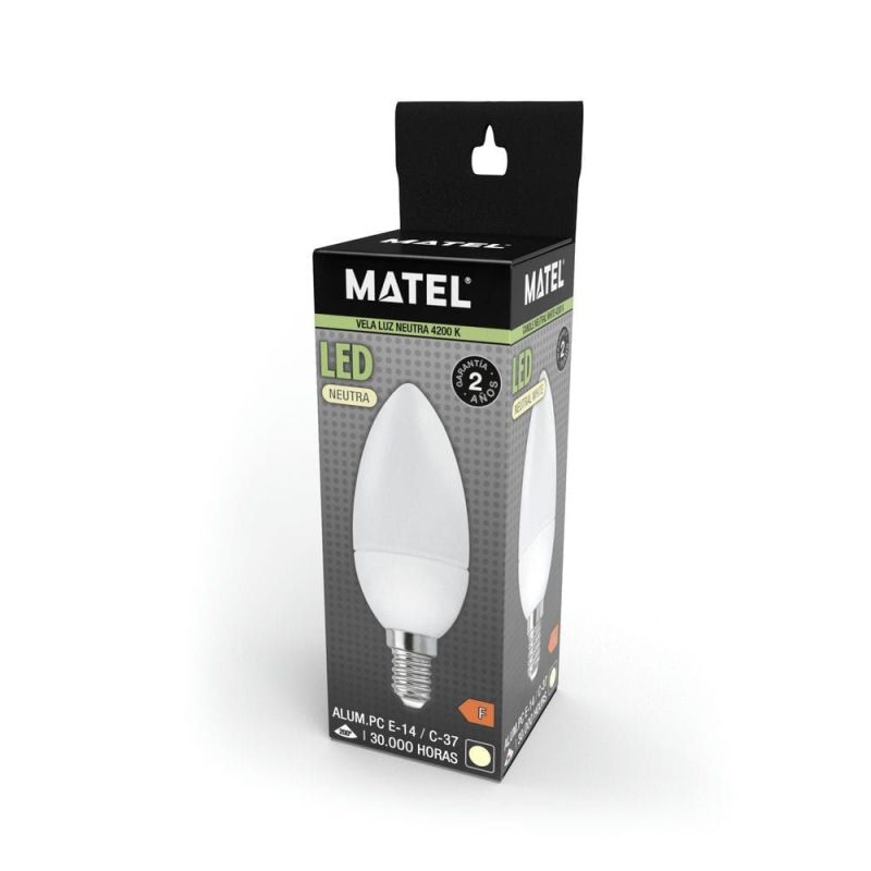 Lâmpada LED Vela 5W Neutra MATEL