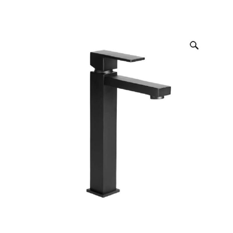 Monocomando Lavatório Alto Diamante Preto