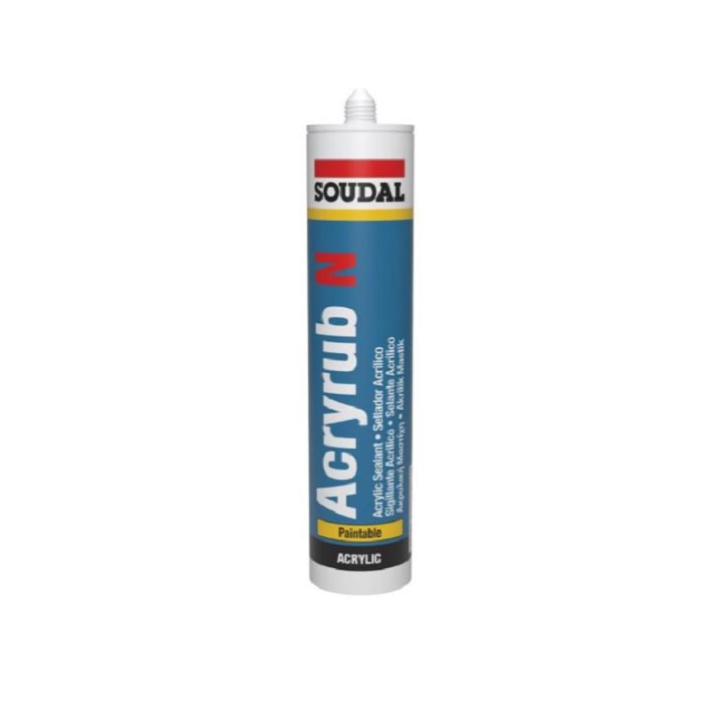 Silicone Acrílico Branco Pintável N Soudal