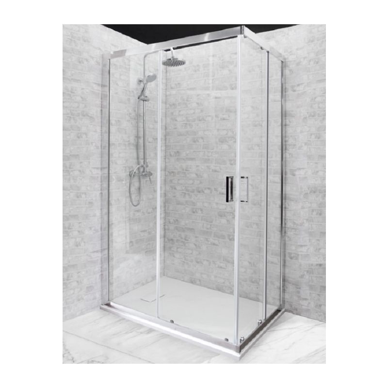 Cabine de Base Duche TM Square Vidro Liso