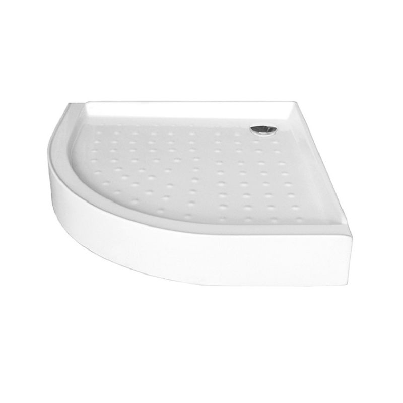 Base De Duche Acrílica Semicircular Eco 13.5cm