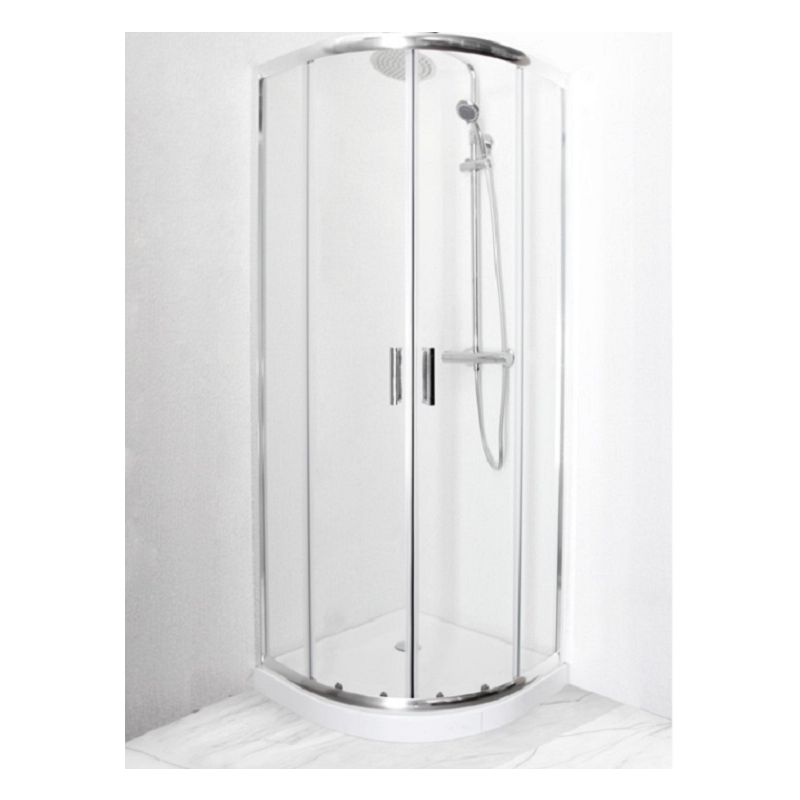 Cabine de Base Duche Semicircular TM Monduche Vidro Liso