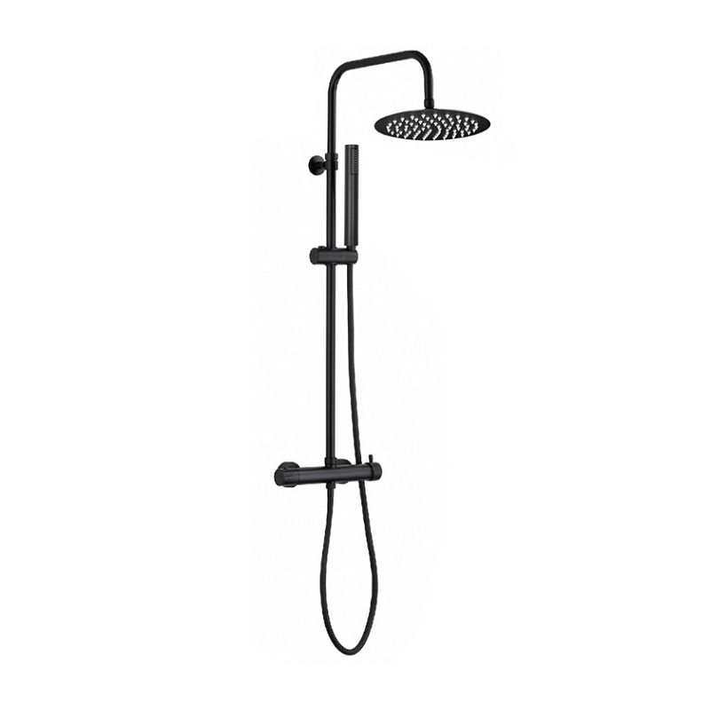 Monocomando Base Com Rampa Scala Preto Mate Longa