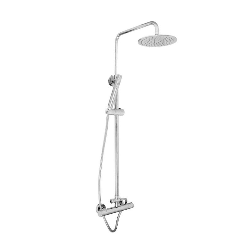 Monocomando Base Termostático Com Rampa Redondo