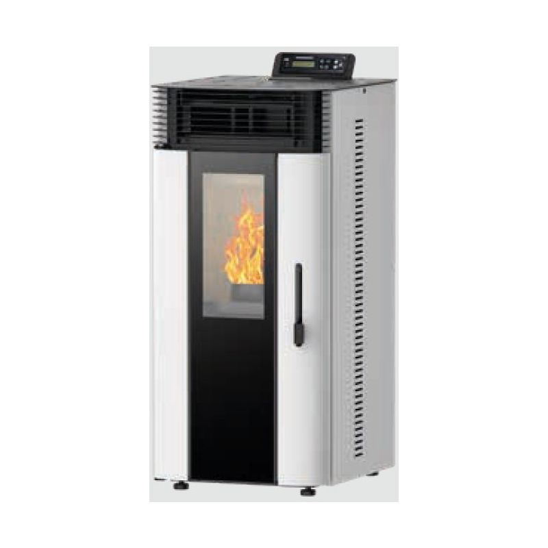 Salamandra a Pellets Toscana 9 kW Branca Delba