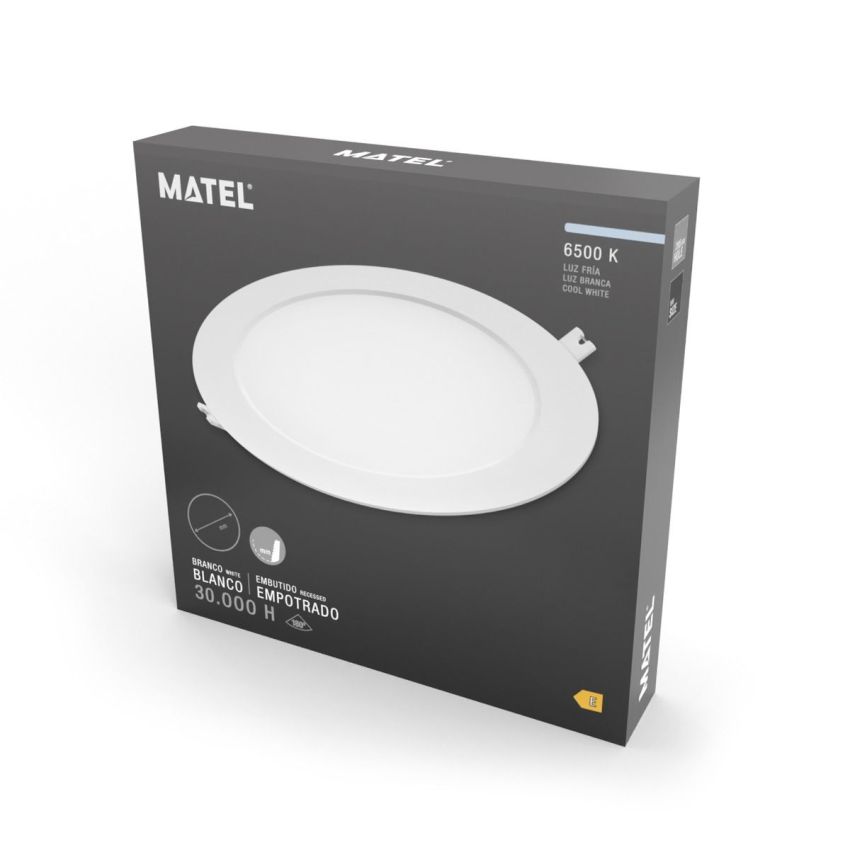Downlight LED Branco Redondo MATEL
