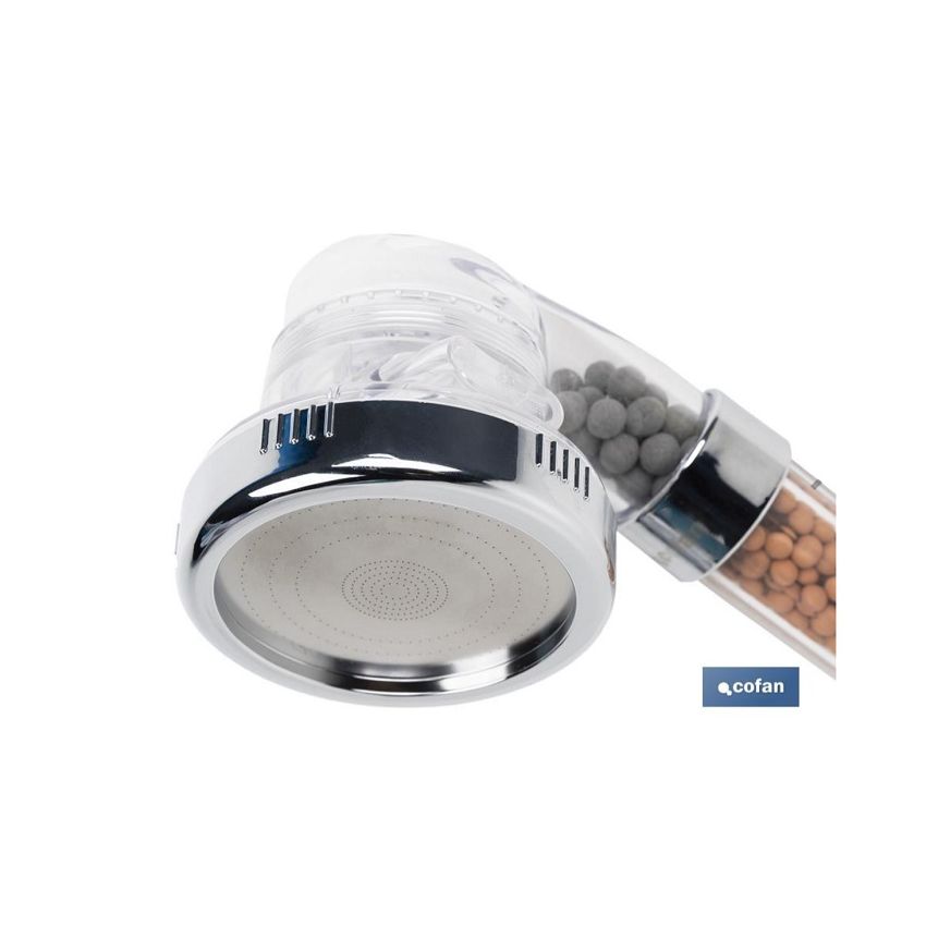 Chuveiro Cromado com Esferas Minerais Cofan