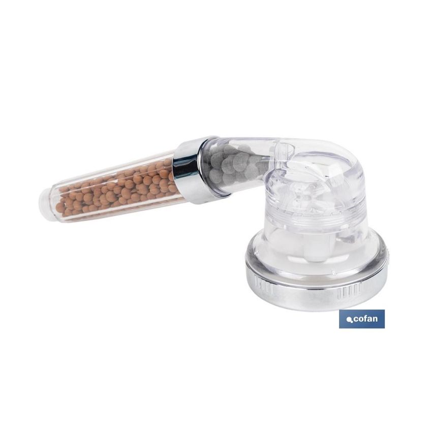 Chuveiro Cromado com Esferas Minerais Cofan