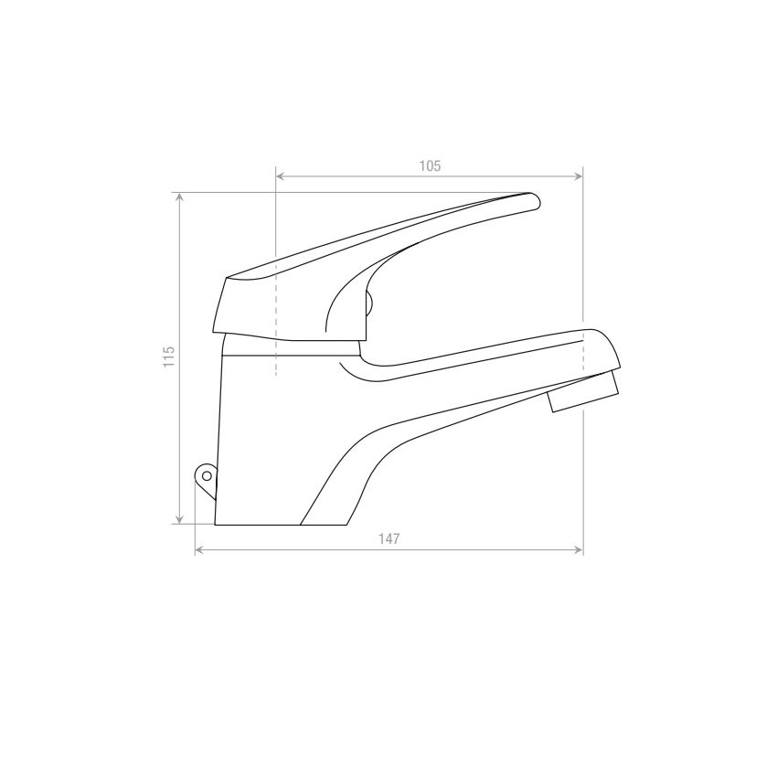 Torneira de Lavatório GROVE Cromada