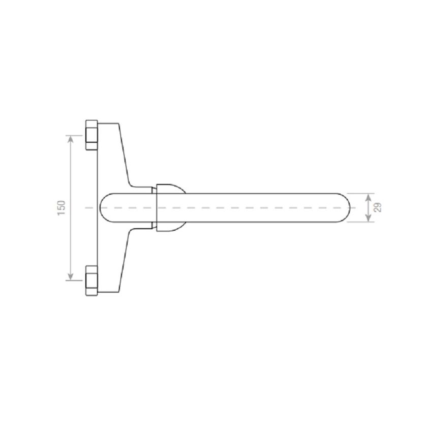 Torneira de Parede GROVE B/S Cromada