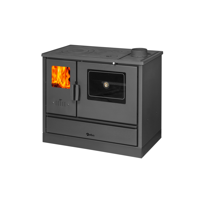 Fogão a Lenha com Forno Detroit Caramelo Delba