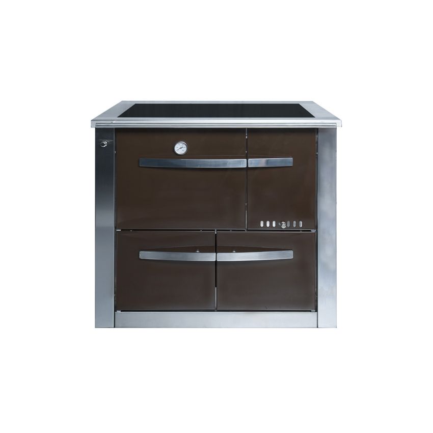 Fogão a Lenha 820 Mediluxo Mesa Inox