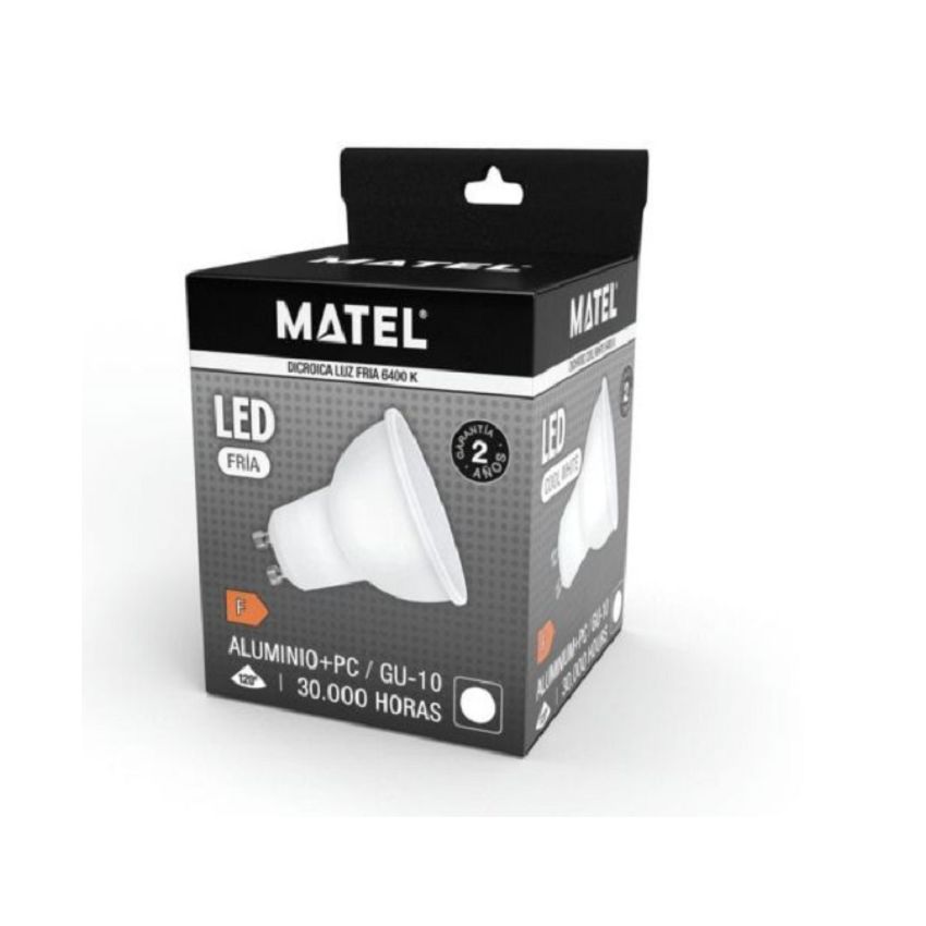 Lâmpada GU10 6W Branca MATEL