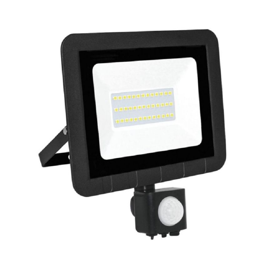 Projetor LED 30W 6400K Com Sensor Preto MATEL  