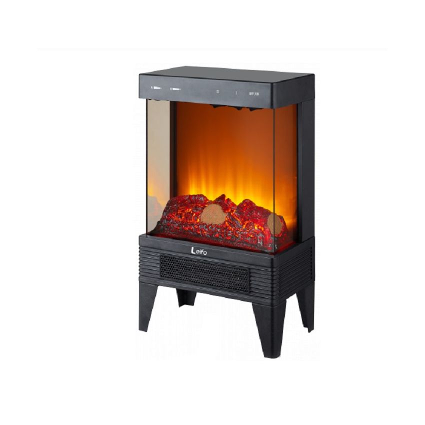 Salamandra Elétrica de Vidro Leifo