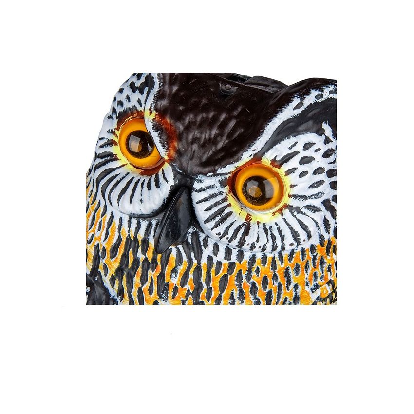 Coruja Espanta Pássaros com Painel Solar