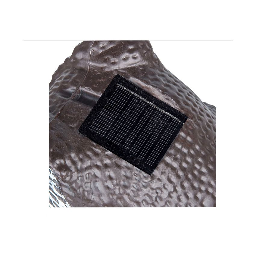 Coruja Espanta Pássaros com Painel Solar