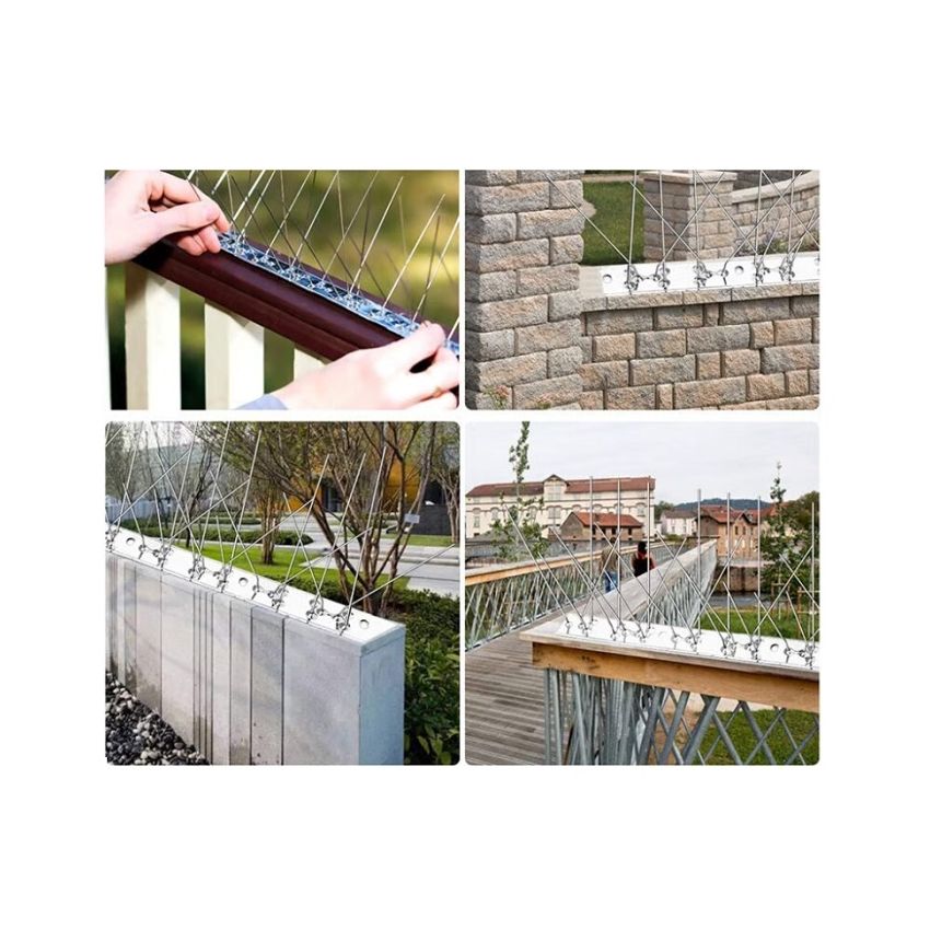 Espigão Anti Pombos 4 hastes 50Cm