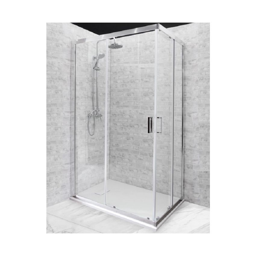 Cabine de Base Duche TM Square Vidro Liso