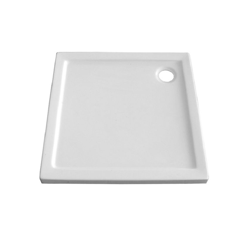 Base De Duche Acrílica Extraplana Quadrada Áurea 5.5cm