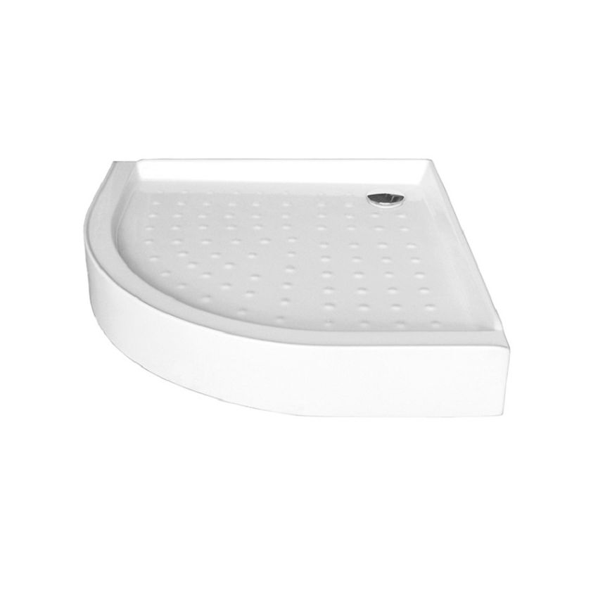 Base De Duche Acrílica Semicircular Eco 13.5cm