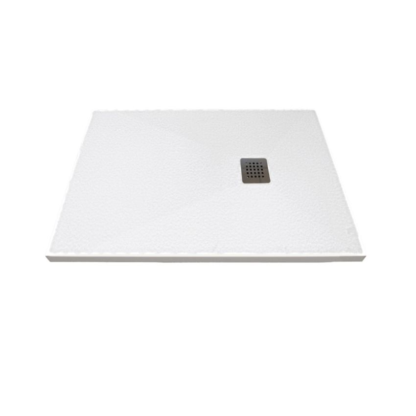 Base De Duche Resitec Acabamento Efeito Pedra Branco 3.5cm