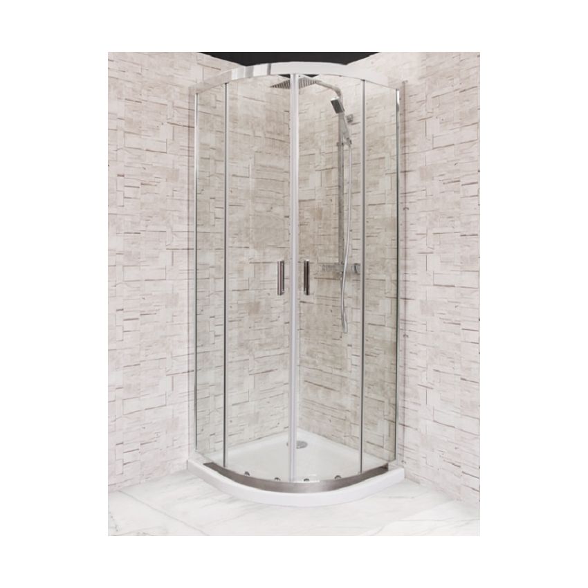 Cabine de Base Duche Semicircular TM First Vidro Liso