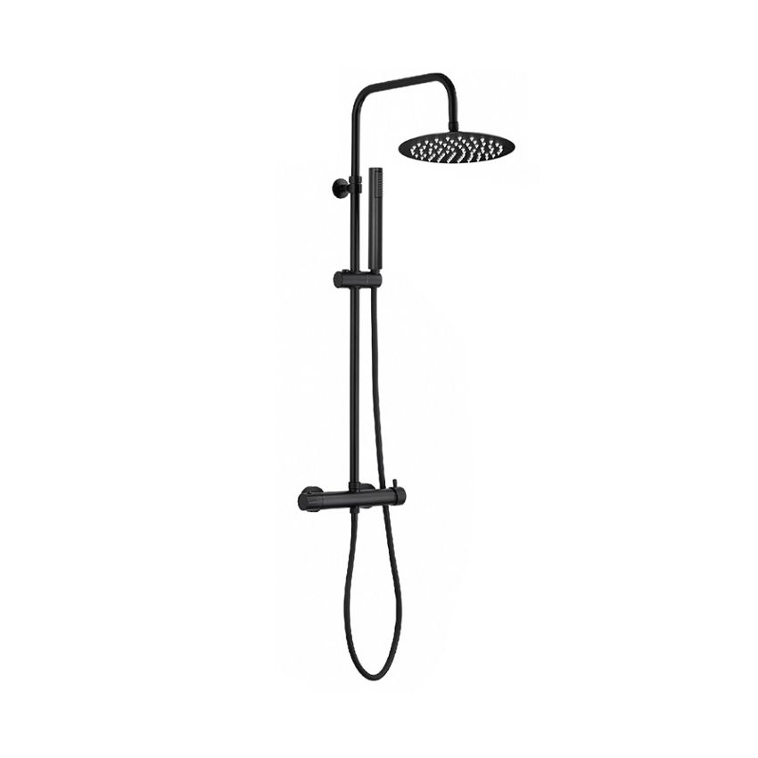 Monocomando Base Com Rampa Scala Preto Mate Longa