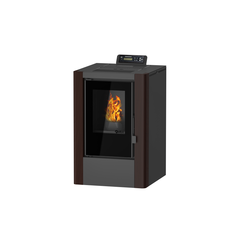 Salamandra a Pellets Siena Nogueira 6 kW Delba