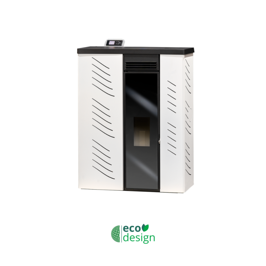 Salamandra a Pellets Ar Quente Slim Cristal