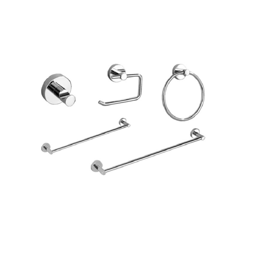 Conjunto 5 peças Toalheiros Roma